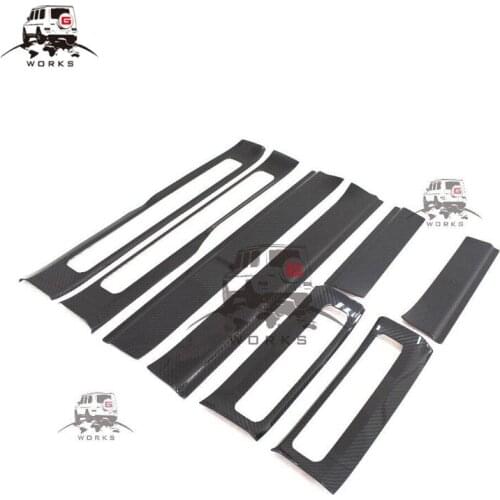 W463A door sills frame for G-class 2018-2020year W463A door sills cover for new g class DRY carbon fiber interior door panels