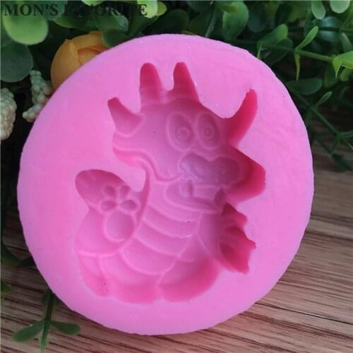 Hot Sales Dragon Silicone Mold Fondant Cake Decorating Tools Silicone Soap Mold Silicone Cake Mold D135
