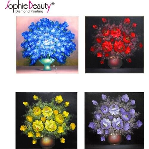 Sophie Beauty Diy Diamond Painting Cross Stitch Square Drill Rhinestone Pasted Embroidery Crystal Resin Full mosaic Art kit