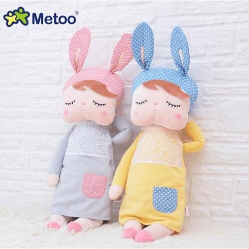 Metoo Plush Doll Stuffed Toys Animals Kids Toys For Children Cute Angela Bunny Baby Plush Toy Soft Toys Christmas Birthday Gift