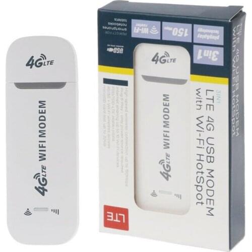 Unlocked 4G LTE USB Modem Mobile Wireless Router Wifi Hotspot SIM Card Slot Convenience And Portable High Speed Internet Access