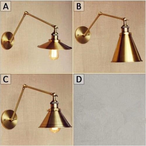 Adjsutable Long Arm Wall Light Vintage Living Room Wandlampen Edison LED Loft Industrial Wall Lamp Lamparas De Pared