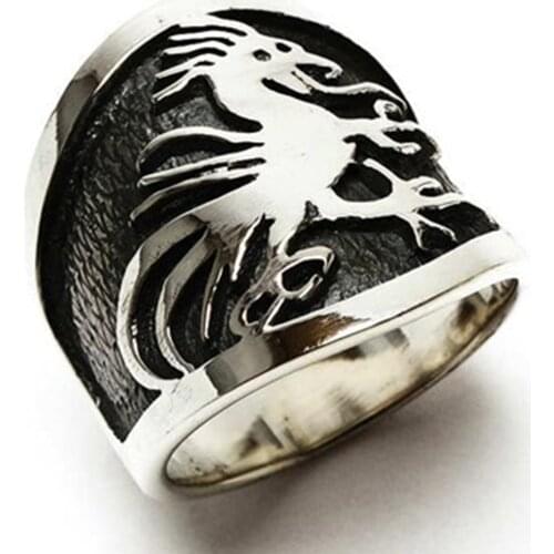 Handmade Dragon Ring 925 Sterling Silver Style Viking Model House of Dragon Special Gift for Men & Women