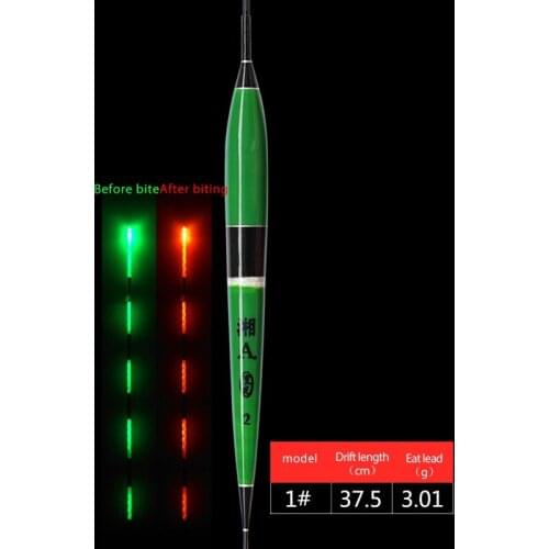 Fishing Float Bite Alarm Smart Led Fishing Bait High Sensitive Fish Bite Remind Buoy Gravity Glow Electric Night Fishing Float