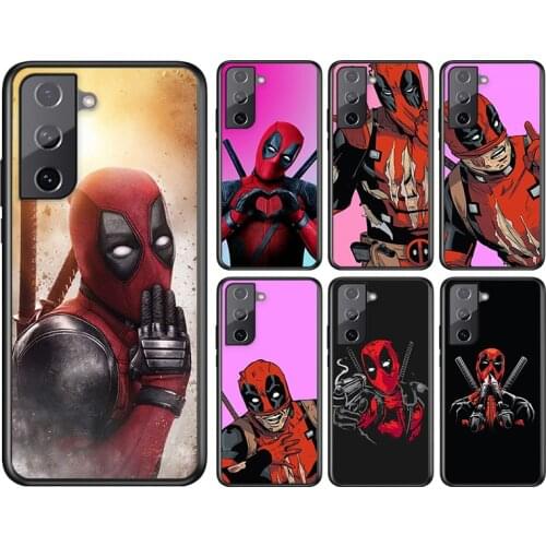 Marvel Avengers Deadpool Super Hero For Samsung Galaxy S21 S20FE S10 S10e S9 S8 S7 S6 Ultra Plus Lite Edge 5G Phone Case