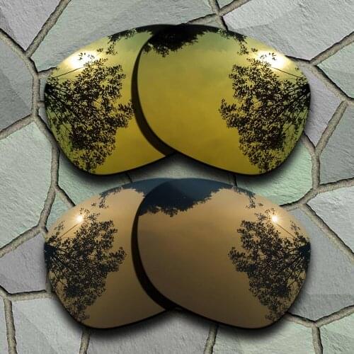 Yellow Golden&Bronze Copper Sunglasses Polarized Replacement Lenses for Oakley Garage Rock