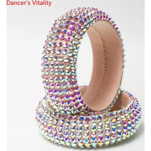 New Belly Dance Bracelet Drill Bracelet Stone Jewelry Hand Cuff Cuff Bellydancing Oriental Dance Accessories Bracelet