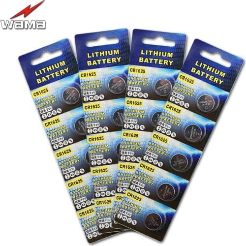 20pcs/4Pack CR1625 3V Button Cell Replace BR1625 ECR1625 LM1625 Lithium Li-ion 3D Glasses Coin Battery OEM Drop Shipping
