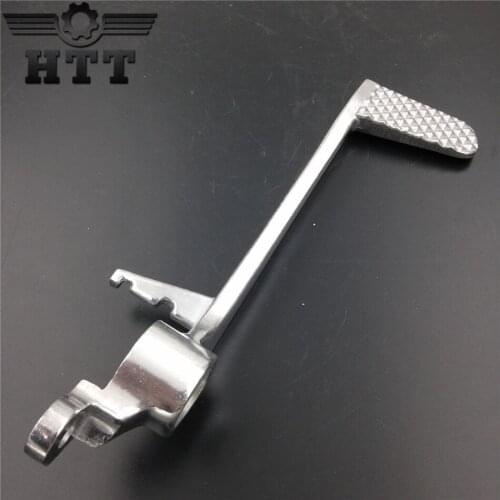 Aftermarket free shipping motorcycle parts fit for Yamaha YZF R6 YZF-R6 06-15 Folding Brake Shift Pedal Foot Lever Silver