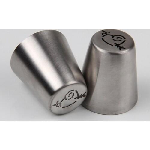 Free Shipping Stainless Steel 18/8 Cake Decorating Icing Piping Nozzle for Valenties' Day #VD008