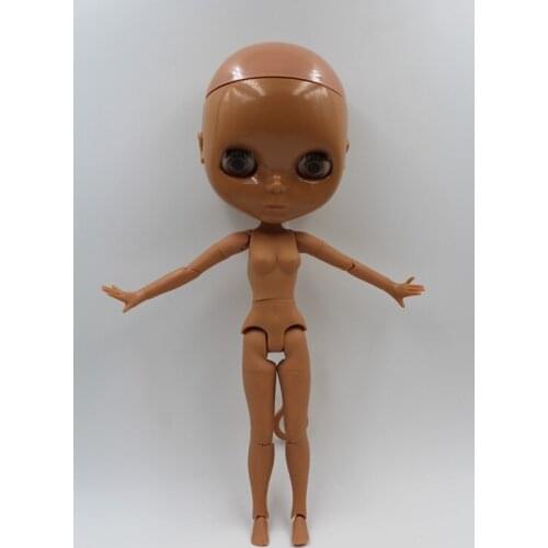 Free Shipping Top discount DIY Accessories dolls joint black body & head for Nude Blyth Doll with special price cheap offer