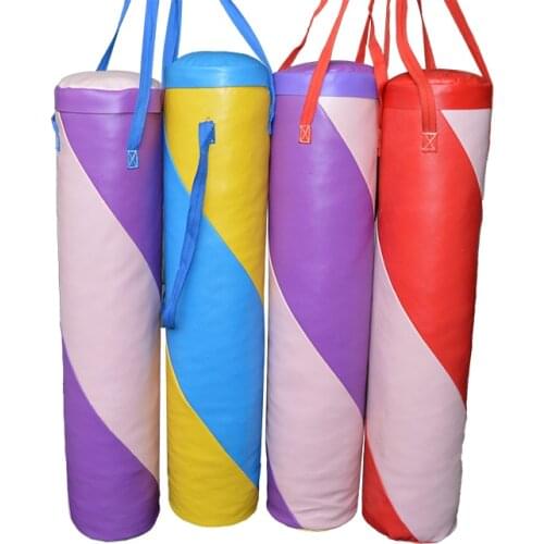 PVC boxing bag for children fitness bag preschool physical training software boxing bag sandbag for indoor playground