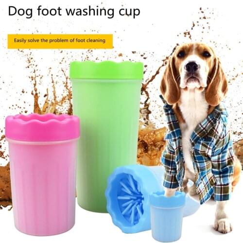 Dogs Cat Foot Washing Cup Paw Washing Cup Foot Washing Device Soft Silicone Brush Pet Cleaning Product Pet Foot Washing Supplie