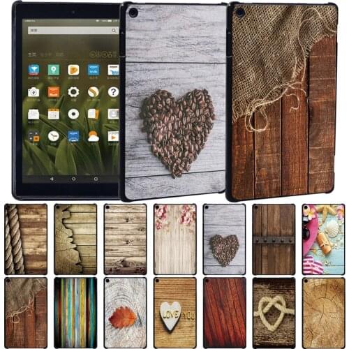 Tablet Case for Amazon Fire 7 (5th/7th/9th Gen)/Fire HD 10 (5th/7th/9th Gen)/Fire HD 8 (6th/7th Gen/8th Gen) Cover + Stylus