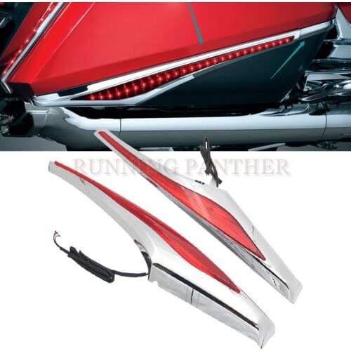 For Honda Goldwing GL1800 & F6B 12-15 Motorbike Saddlebag Accent Swoop LED Light case