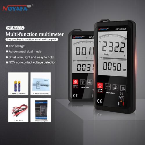 NOYAFA NF-5330A Digital Multimeter Analog Tester True RMS Professional Multimetro Transistor Capacitor NCV Testers Meter