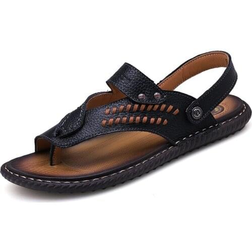 Deportivas for vietnam verano cuero erkek sandel shoes leather sandalen masculino summer roman sandalia playa sandal para homme