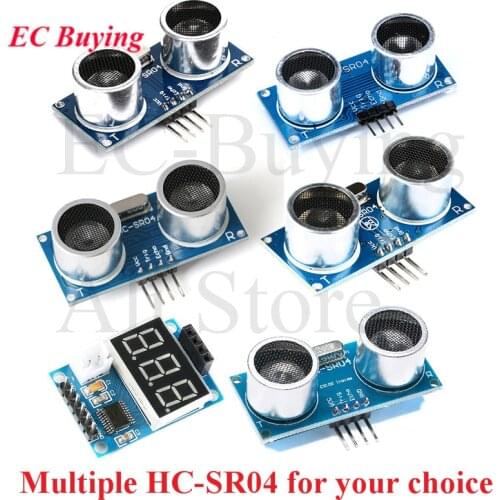 HC-SR04 Distance Ranging Sensor Module Ultrasonic Wave Detector HCSR04 HC SR04 HC-SR04+ CS100A Test Board Bracket for Arduino