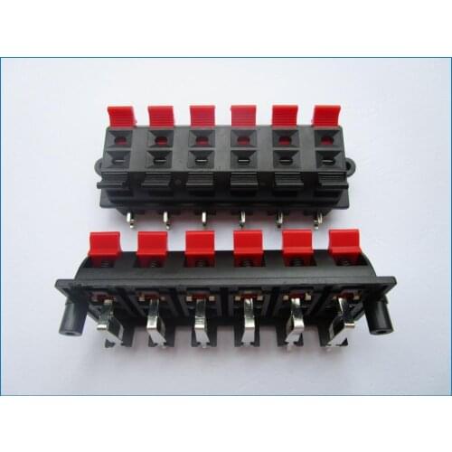 50 pcs x 12-Way Speaker Terminal Board Connector Spring Loaded