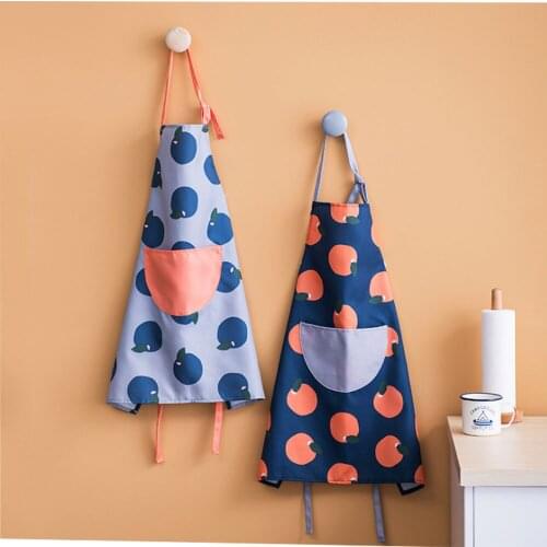Kitchen apron anti-fouling oil-proof household cooking apron adjustable sleeveless apron