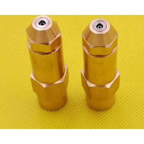 Oil burner fuel nozzle brass waste oil burner nozzle siphon oil air atomizing nozzle