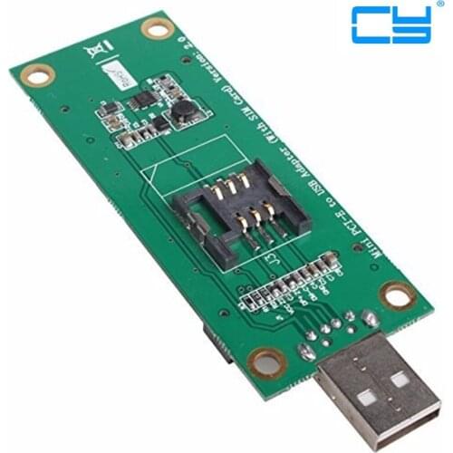 Mini PCI-Express pcie pci express PCI-E Wireless WWAN to USB Adapter Card with SIM Card Slot Module Testing Tools