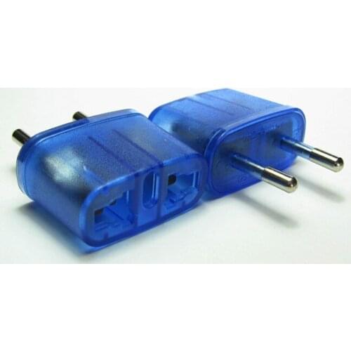 Multi-socket to eu Travel Adapter two round pins EURO plug