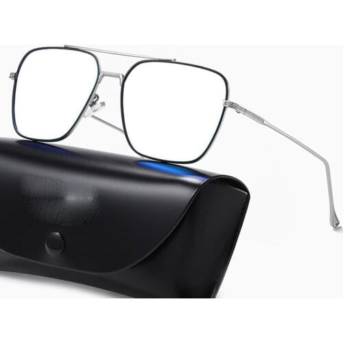 Oversized Double Bridge Rectangle Men Reading Glasses +0.75 +1 +1.25 +1.5 +1.75 +2 +2.25 +2.5 +2.75 +3 +3.25 +3.5 +3.75 +4 To +6