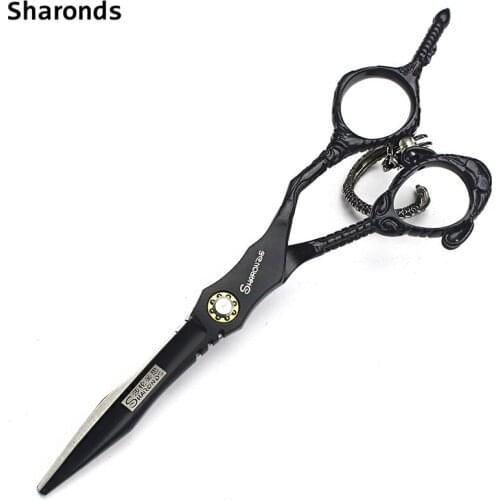 Scissors set new barber shop personalized hairdresser professional hair cutting 6 inch hairdressing knife flat cut