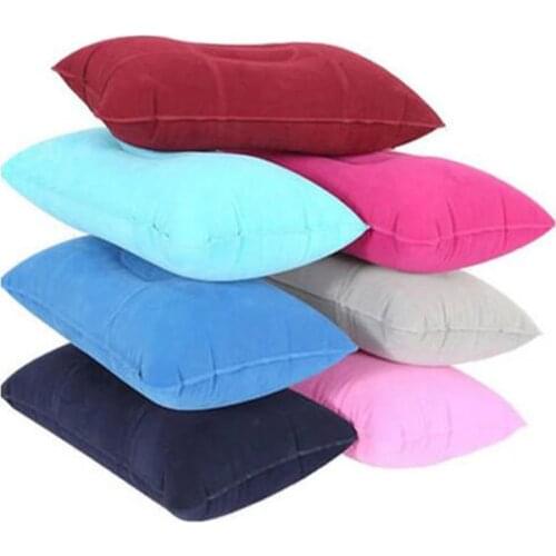 New Portable Inflatable Pillow Travel Air Cushion Camp Beach Car Plane Head Rest Bed Sleep for Outdoor Sport 13