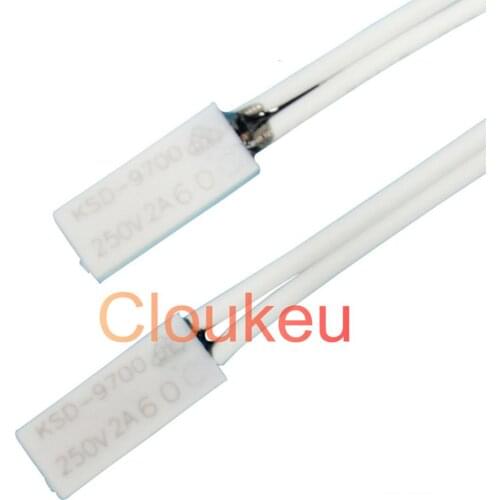Temperature switch protector TB02 KSD9700 2A 250V 40/45/50/55/60/65/70/75/80/85/90/95/100/105/110/115/120/125/130/150C degree