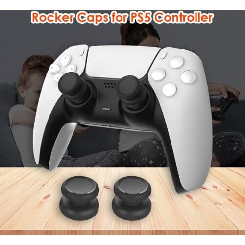 2Pcs Thumb Grip Cap For PlayStation 5 PS5 Controller Joystick Cover Case Accessories Thumb Stick Enhance Silicone Grip Caps