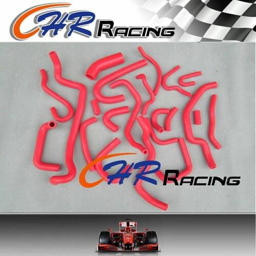 FOR Nissan Silvia/180SX/200SX S13 CA18DET 89-94 silicone radiator hose RED