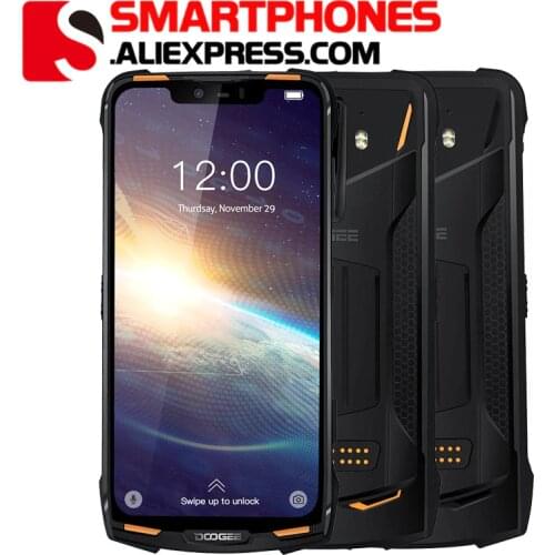 DOOGEE S90 Pro Android 9.0 Smartphone Helio P70 Octa Core 6.18 FHD+ IP68 Wireless Charge 6GB 128GB 16MP 4G Dual SIM Mobile Phone