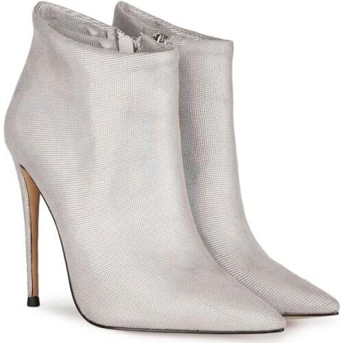 Black Martin boots womens stiletto heels fall / winter 2020 new sexy style versatile pointed side zipper high heel short boots