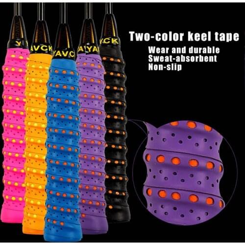 3 Pcs Anti-slip Tennis Overgrip Badminton Grip Sweatband Tape Windings for Fishing Rod QW