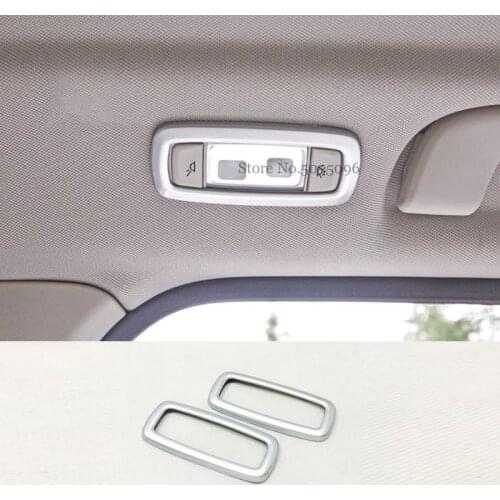 ABS Chrome For BMW X3 G01 2018 2019 Car rear reading Lampshade Decoration Cover Trim Sticker Car Styling accessories 2pcs