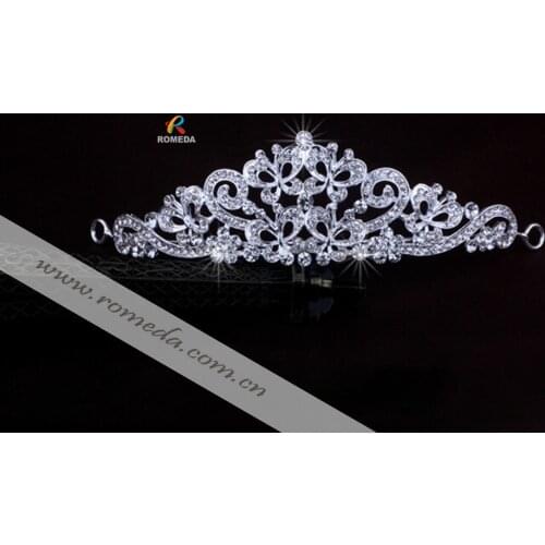 Free shipping High Quality Luxury Wedding Tiara Crystal Crowns Handmade Tiara for Bride Wedding Hair Accessories