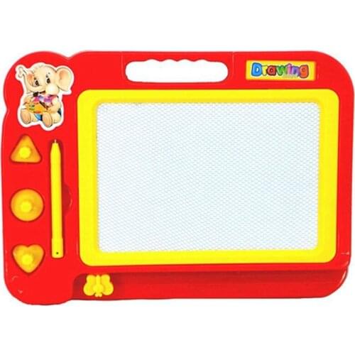 Kids Black White netic Writing Painting Drawing Graffiti Board Toy Preschool Tool,red