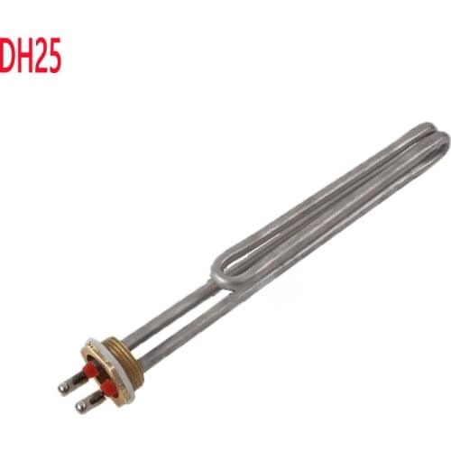 DN25 32mm Brass Flange Water Heating Element 1.0" Foldback Electric Heat Tube for Solar Water Heater Sauna parts