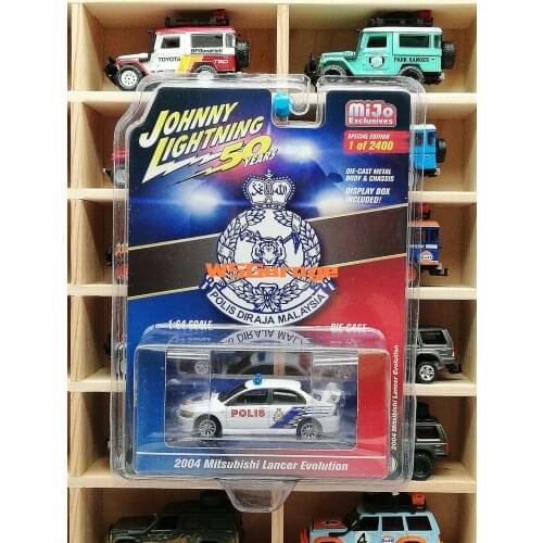 Johnny Lightning 1/64 Mitsubishi Lancer Diecast LIMITED 2400PCS Collection Die-casting Simulation Alloy Model Children Toys