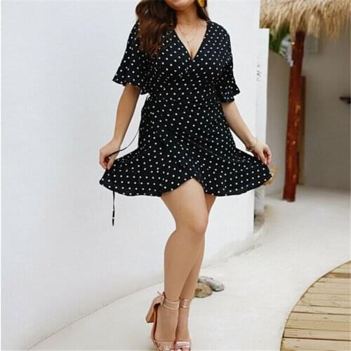 Lamuusaa Summer Polka Dot Dresses