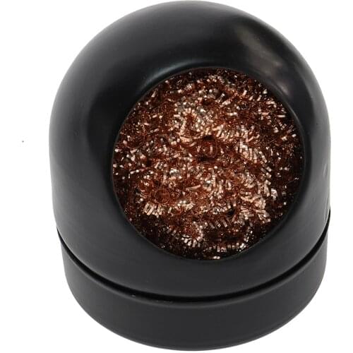 Metal Wire With Stand Set Welding Soldering Solder Iron Tip Dross Cleaner Cleaning Steel Ball Mesh Filter Tin Remove Tin Wire