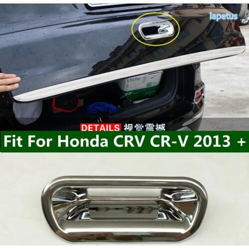 Lapetus Rear Door Handle Bowl Cover Bezel Trim Chrome Exterior Fit For Honda CRV CR-V 2013 2014 2015 2016 ABS Auto Accessories