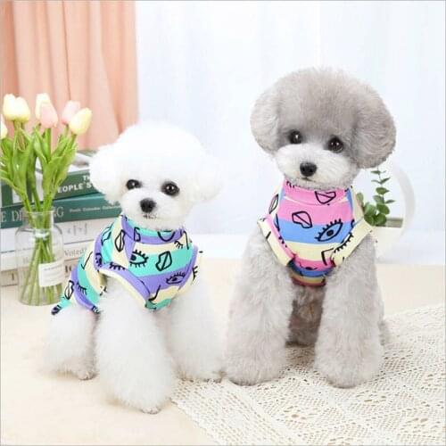 Pet Clothes winter Animal Printed Two-legged Sweater Cute Dogs Coat Soft Pullover Puppy Costume for Chihuahua Dog Fashion