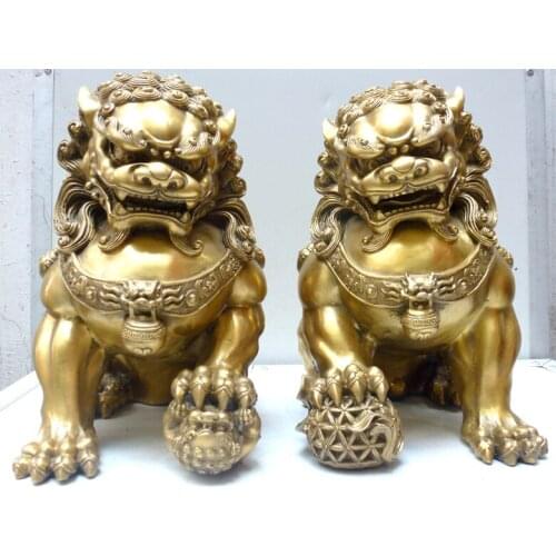 The opening of Beijing copper palace lion bronze ornaments Home Furnishing crafts wholesale house