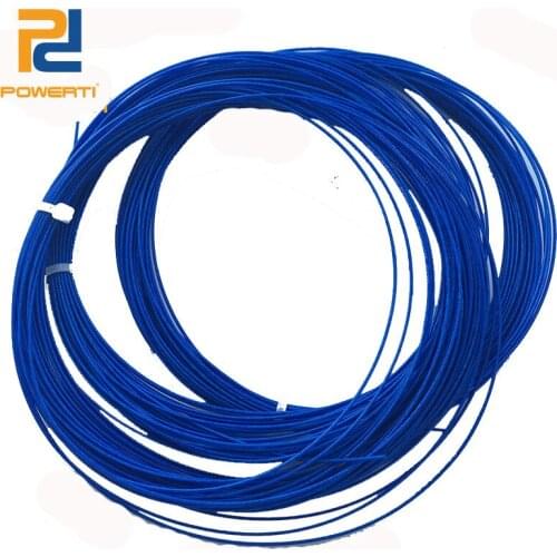 POWERTI 10 pcs/pack 0.69mm Gym Nylon Badminton Racket String Trainging Racquet String Suit for Training beginner Sport Outdoor