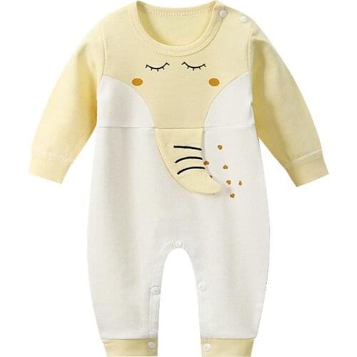 Autumn Winter New Baby Romper Boys Girls Long Sleeve Clothes Kids Jumpsuit Cotton Casual Newborn Clothes Children Outfit