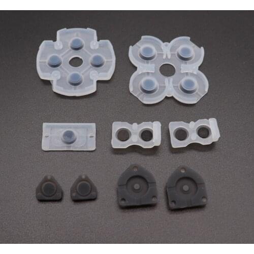 For Playstation 4 Dualshock Silicon Rubber Conductive Pads For PS4 Controller Repair Parts Set Replacement Parts Accessories