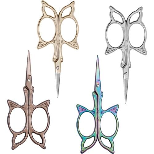 MIUSIE Vintage Retro Sewing Scissors Hot Scissors Embroidery Scissors for Sewing and Needlework Tailors Accessories
